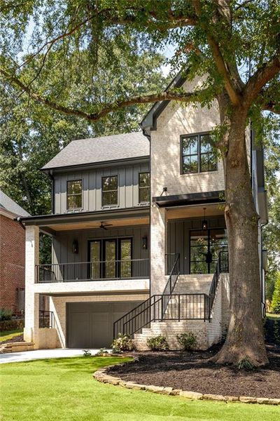 Front exterior of a new home in , Atlanta, GA, highlighting curb appeal (Image 25).