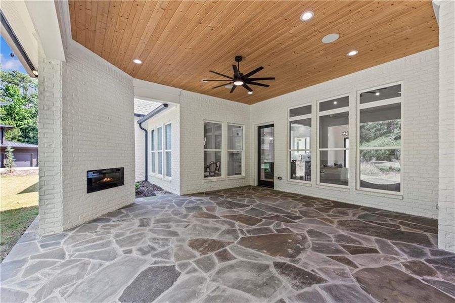 Exterior details and patio area of a home in , Greensboro (Image 3).