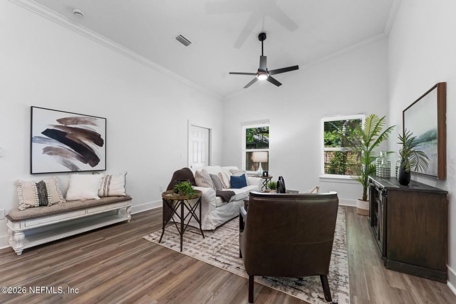 Furnished interior view inside a new home in , Jacksonville (Image 14).