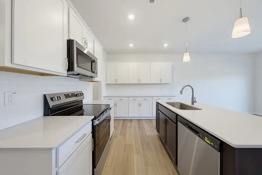 Furnished interior view inside a new home in Sweetbrier, Durham (Image 6).