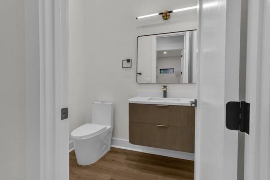Furnished interior view inside a new home in , Atlanta (Image 49).