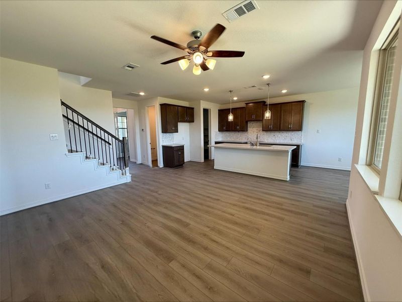 Actual progress of your home.