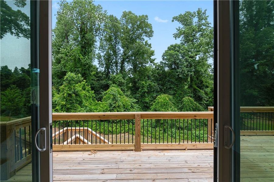 Exterior details and patio area of a home in , Atlanta (Image 25).