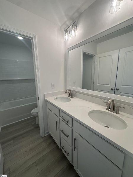 Furnished interior view inside a new home in Shiloh Trail, Wellford (Image 11).
