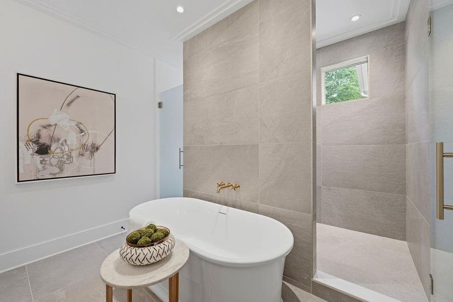 Furnished interior view inside a new home in , Atlanta (Image 54).
