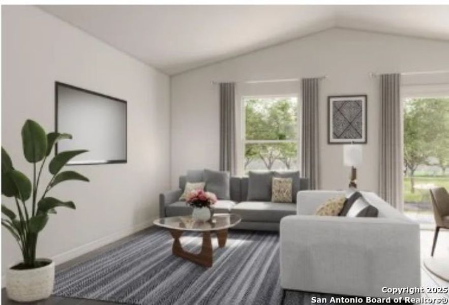 Furnished interior view inside a new home in Las Colinas, Kenedy (Image 2). Furnished interior view inside a new home in Las Colinas, Kenedy (Image 2).