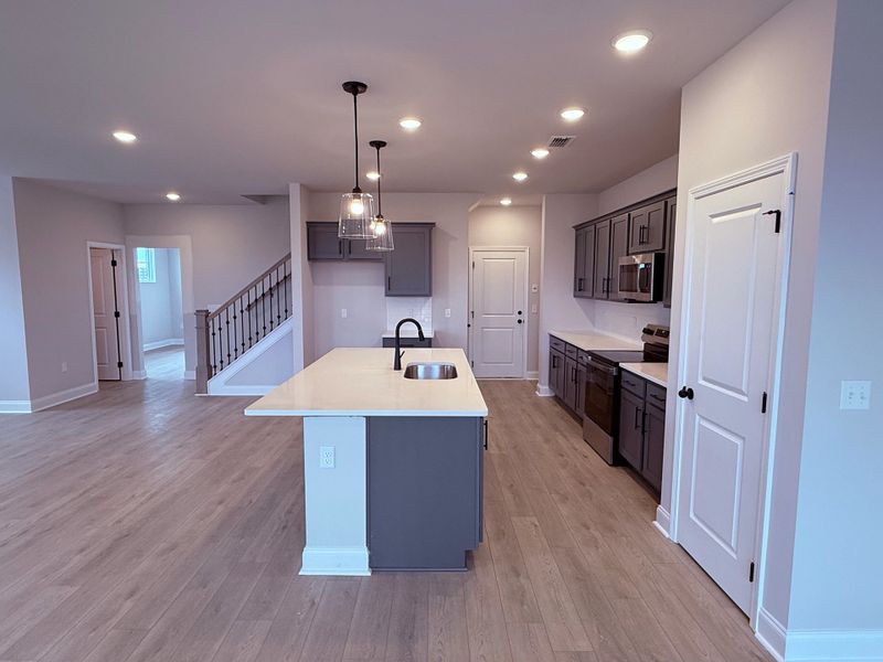 Furnished interior view inside a new home in Promenade at Clari Park, Murfreesboro (Image 9).