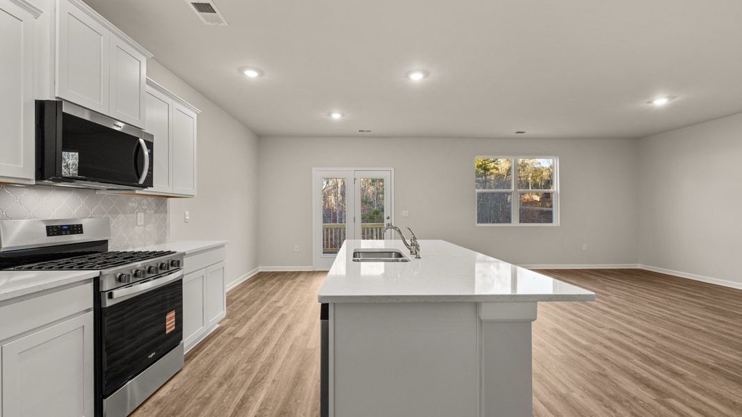 Furnished interior view inside a new home in Brooks Station, Dacula (Image 6).