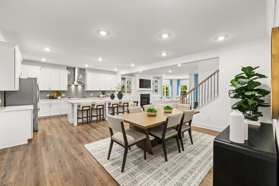 Furnished interior view inside a new home in Twelve Parks 55+, Sharpsburg (Image 11).