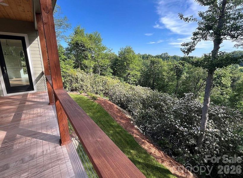 Exterior details and patio area of a home in , Newland (Image 3).