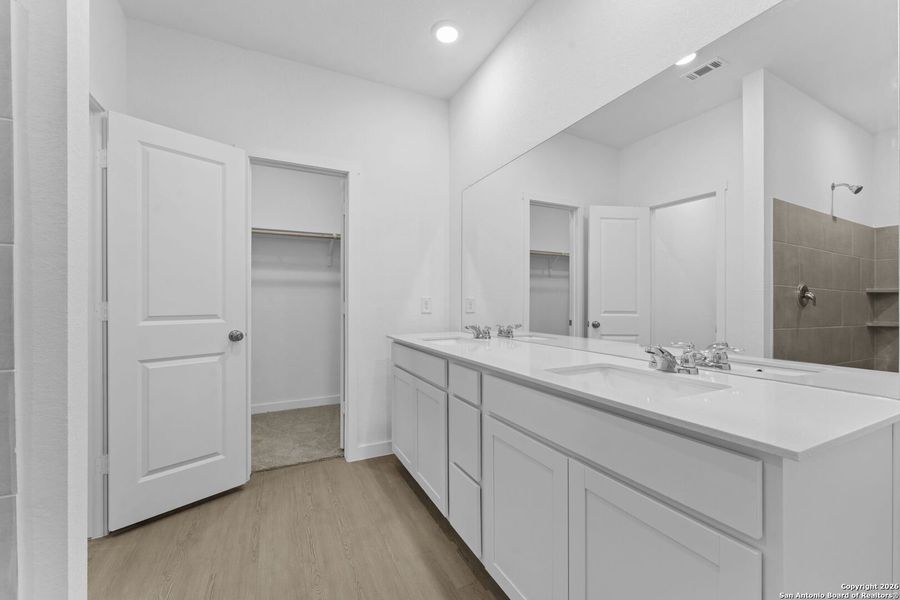 Furnished interior view inside a new home in Hightop Ridge, Converse (Image 6).