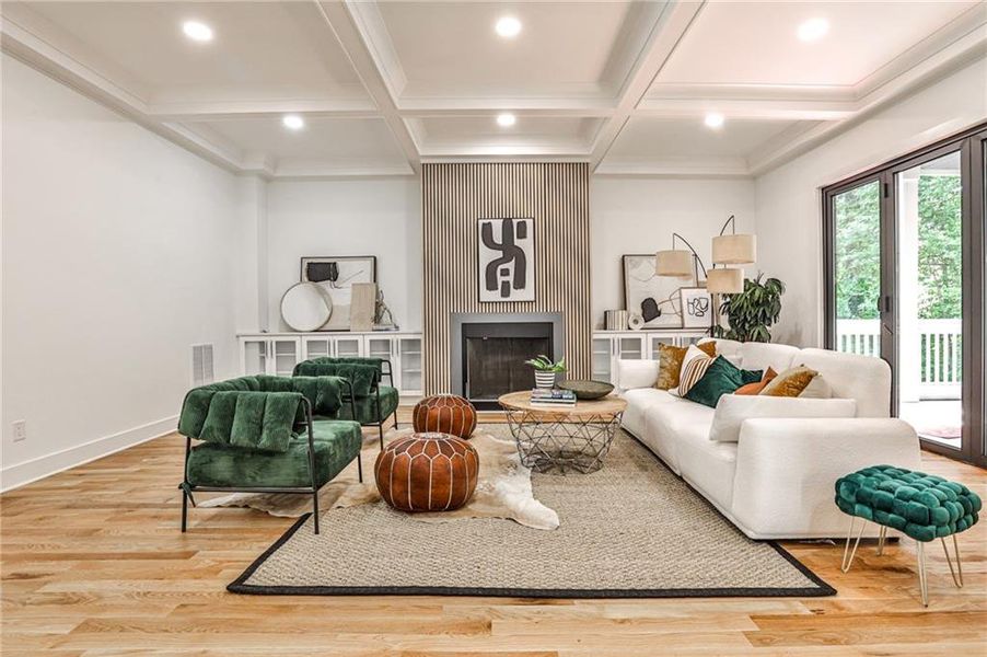 Furnished interior view inside a new home in , Decatur (Image 7).