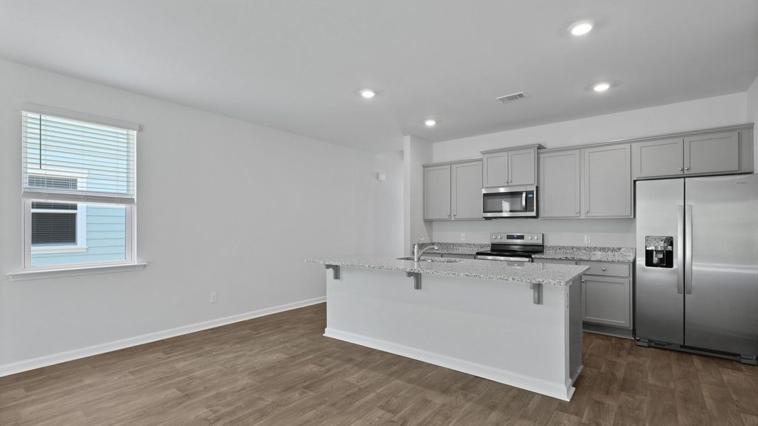 Representative furnished interior of a home built from the MANNING by D.R. Horton in Lakeview at Kitfield, Moncks Corner (Image 7). Representative furnished interior of a home built from the MANNING by D.R. Horton in Lakeview at Kitfield, Moncks Corner (Image 7).