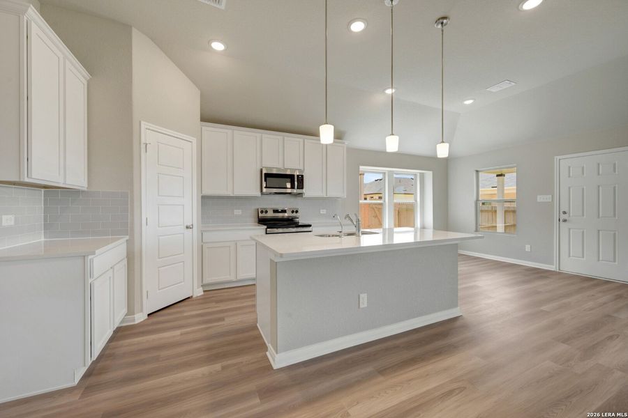 Furnished interior view inside a new home in Greenspoint Heights, Seguin (Image 5).