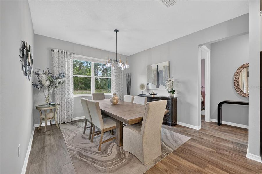 Furnished interior view inside a new home in , Ocala (Image 16).