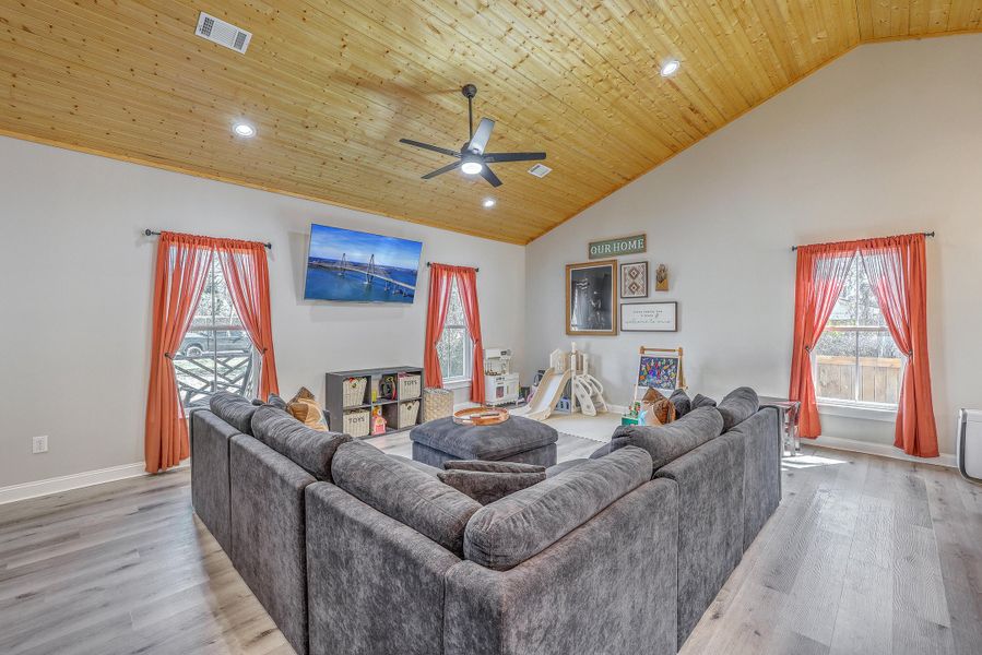 Furnished interior view inside a new home in , Holly Hill (Image 5). Furnished interior view inside a new home in , Holly Hill (Image 5).