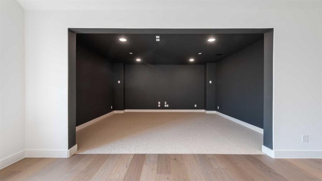 Spacious, unfurnished interior of a new home in The Tribute 60', The Colony (Image 15). Spacious, unfurnished interior of a new home in The Tribute 60', The Colony (Image 15).