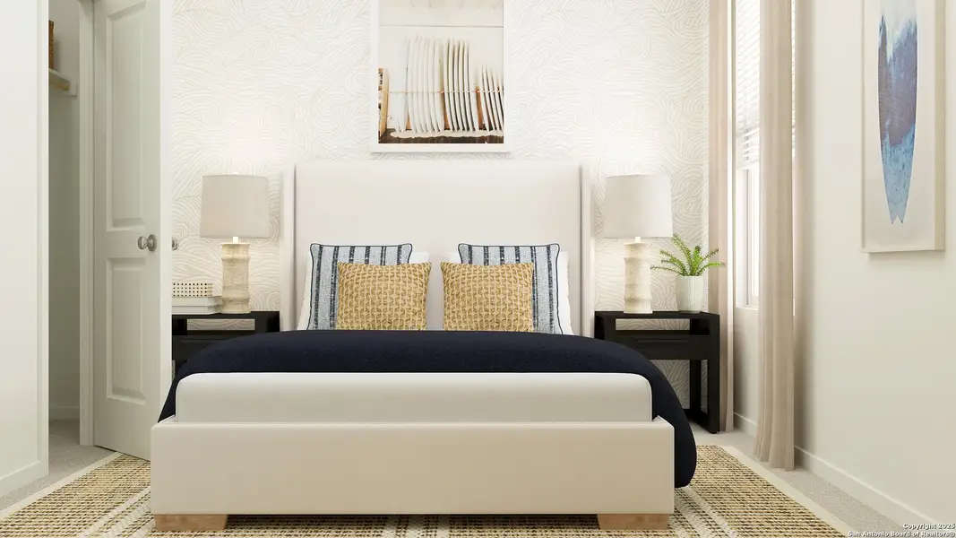 Furnished interior view inside a new home in Randolph Crossing, Converse (Image 3).