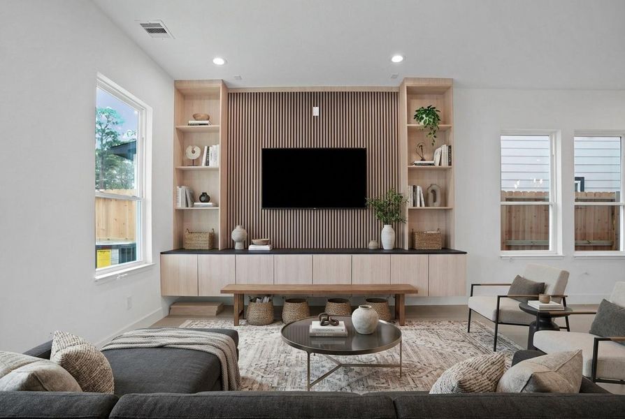 Furnished interior view inside a new home in , Houston (Image 5).