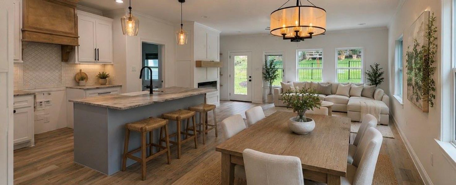Furnished interior view inside a new home in , Conroe (Image 12).