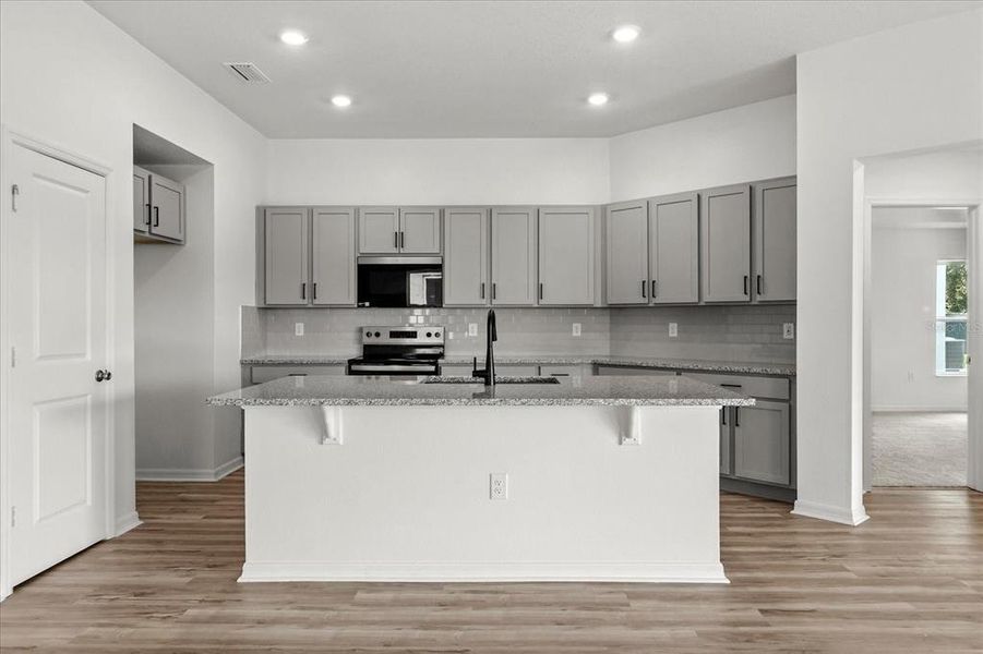 Furnished interior view inside a new home in Reserve at Forest Lake II, Lake Wales (Image 7). Furnished interior view inside a new home in Reserve at Forest Lake II, Lake Wales (Image 7).
