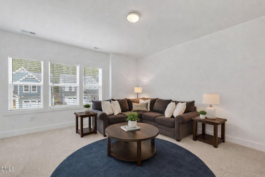 Bright and cozy living room setup Bright and cozy living room setup