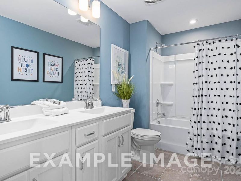 Furnished interior view inside a new home in Enclave at Belmont, Belmont (Image 19).