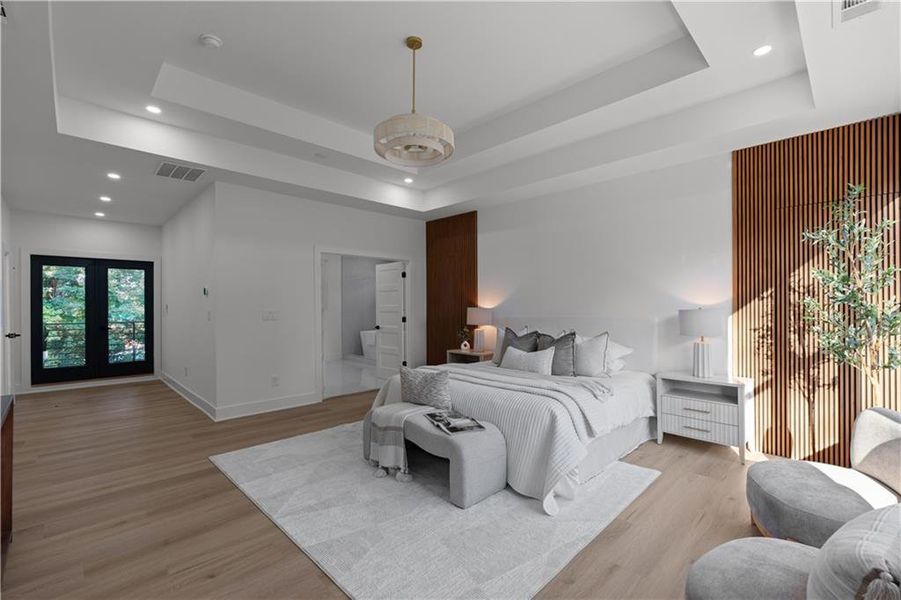 Furnished interior view inside a new home in , Atlanta (Image 47).