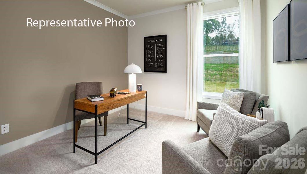 Furnished interior view inside a new home in Sylvan Creek, Denver (Image 10).