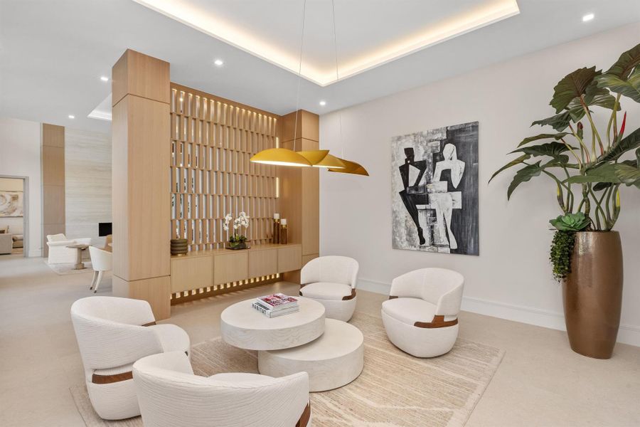 Furnished interior view inside a new home in , Boca Raton (Image 52). Furnished interior view inside a new home in , Boca Raton (Image 52).