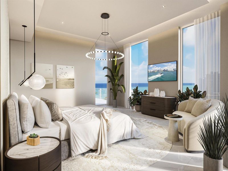 Furnished Primary Bedroom