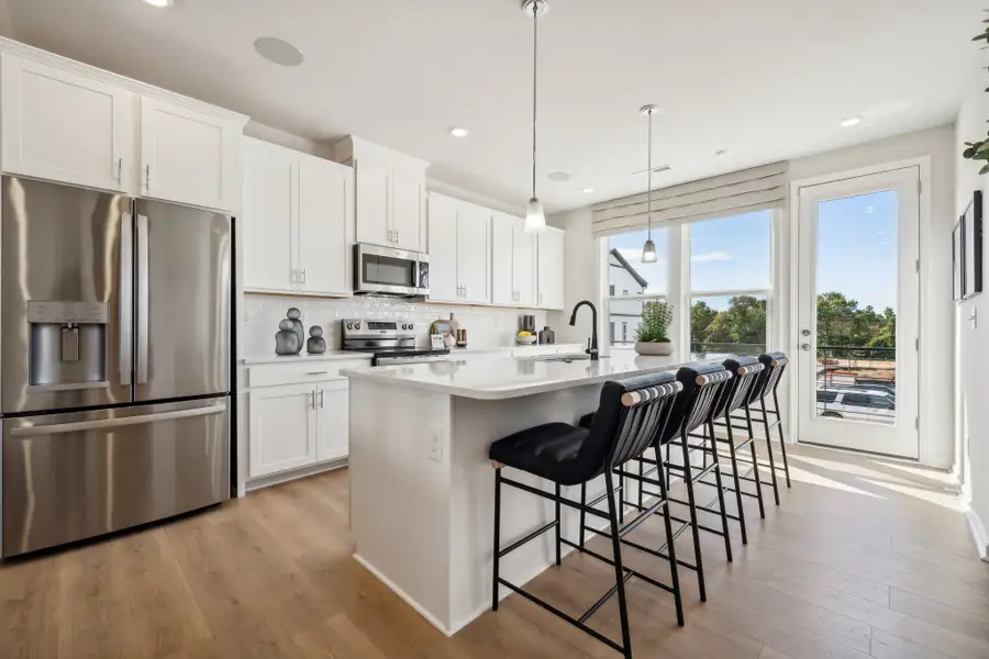 Furnished interior view inside a new home in Senata at Research Park, Charlotte (Image 3).