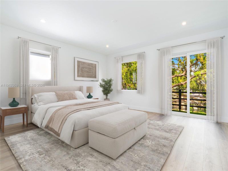 Furnished interior view inside a new home in , Fort Lauderdale (Image 14).