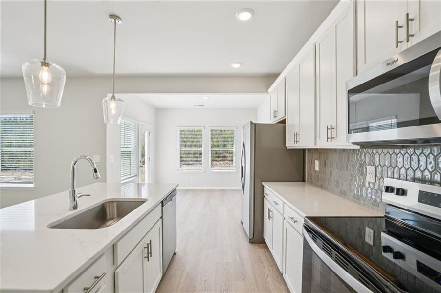Furnished interior view inside a new home in Hawthorne Station, College Park (Image 12).