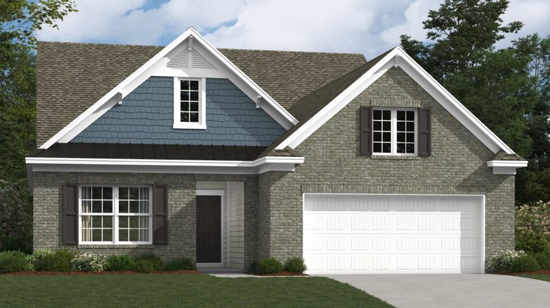 Front exterior of a home in the Woodcreek Farms - Northwoods Villas community, located in Elgin, SC (Image 11).