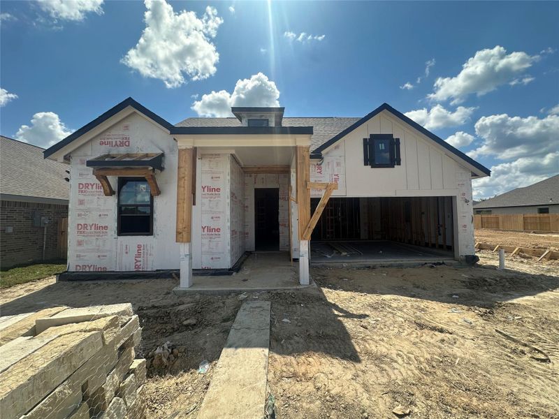 Actual progress of your home.