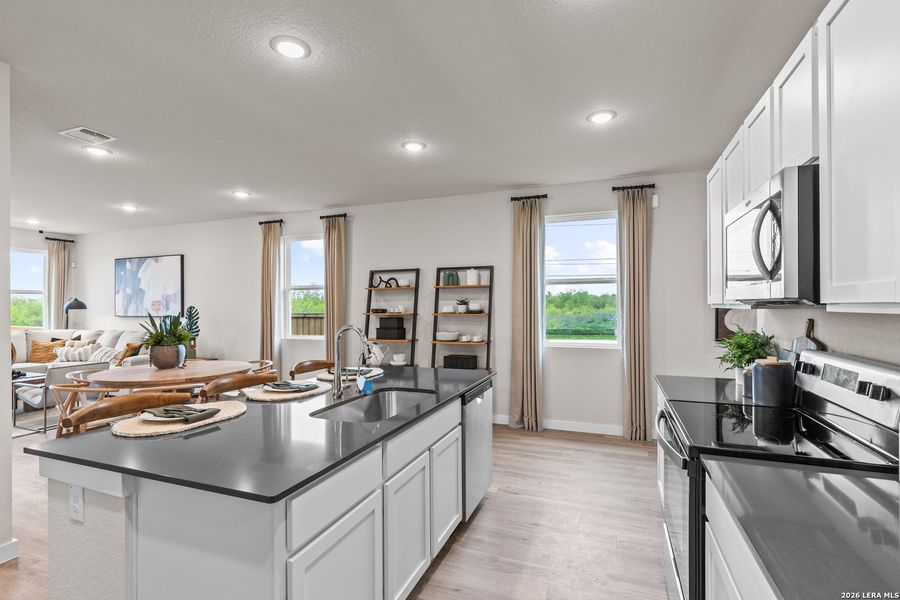 Furnished interior view inside a new home in Park Place, New Braunfels (Image 16).