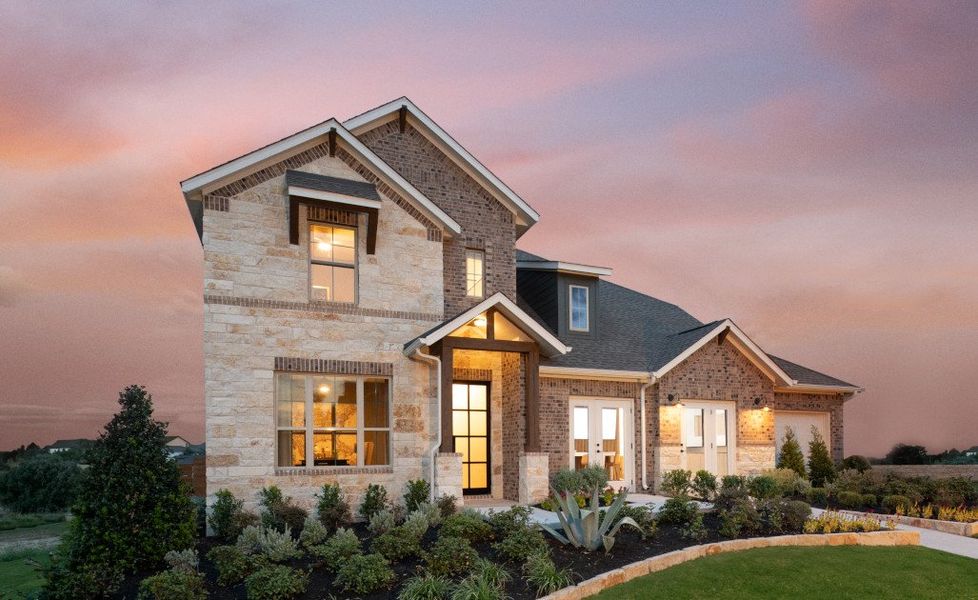 Representative exterior photo of a completed home built from the Westlake by Ashton Woods in Provence 70s, Austin, TX (Image 1). Representative exterior photo of a completed home built from the Westlake by Ashton Woods in Provence 70s, Austin, TX (Image 1).