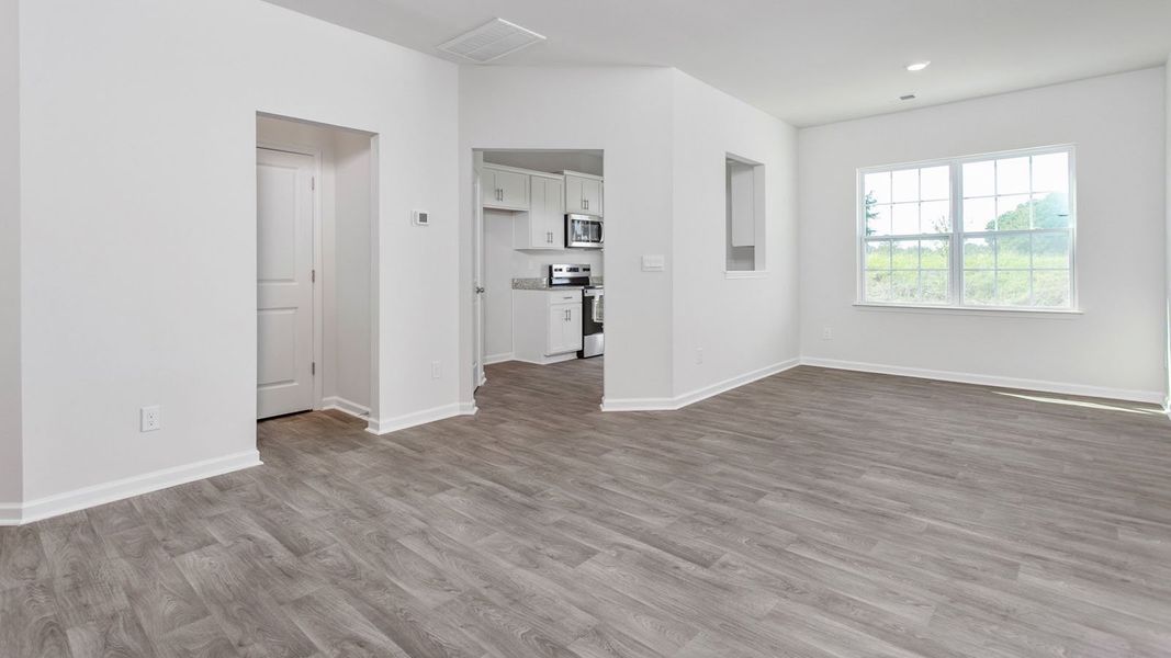 Spacious, unfurnished interior of a new home in The Gables at Edinborough Townes, Gibsonville (Image 17).