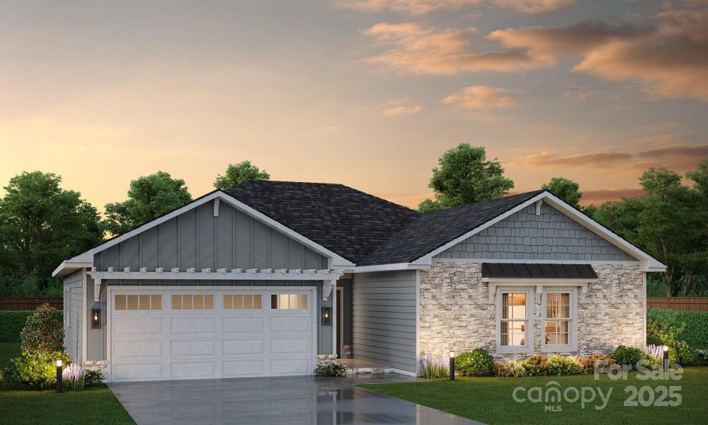 Front exterior of a new home in , Kannapolis, NC, highlighting curb appeal (Image 1).