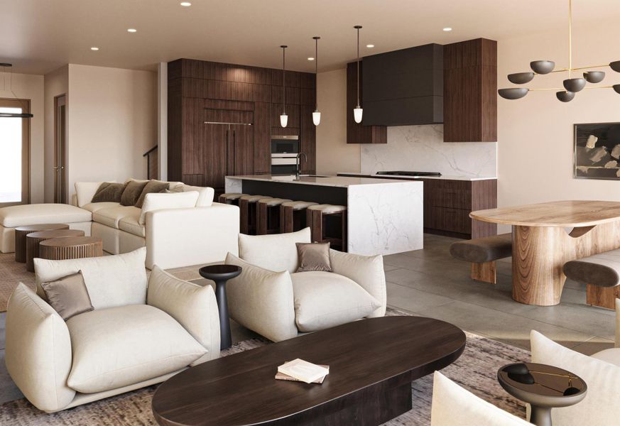 Furnished interior view inside a new home in , Boca Raton (Image 6).