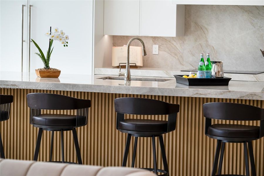 Furnished interior view inside a new home in , Lighthouse Point (Image 48).