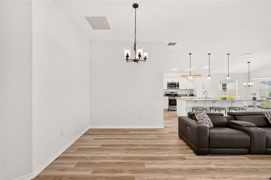 Furnished interior view inside a new home in , The Villages (Image 18).