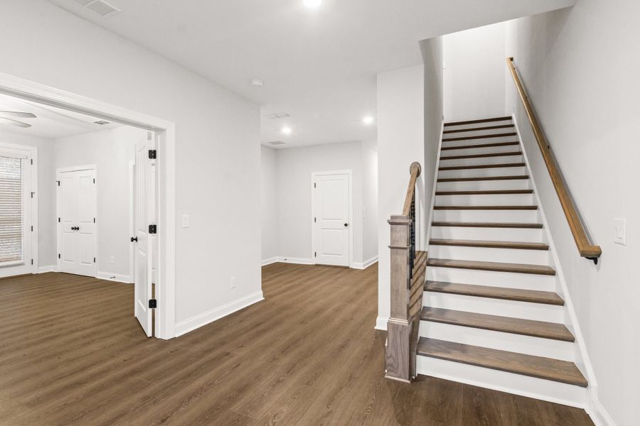 Representative unfurnished interior of a home built from the The Stanley by The Providence Group in Waterside Single Family, Peachtree Corners (Image 24). Representative unfurnished interior of a home built from the The Stanley by The Providence Group in Waterside Single Family, Peachtree Corners (Image 24).