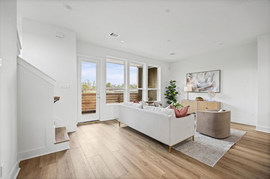 Furnished interior view inside a new home in , Houston (Image 12). Furnished interior view inside a new home in , Houston (Image 12).