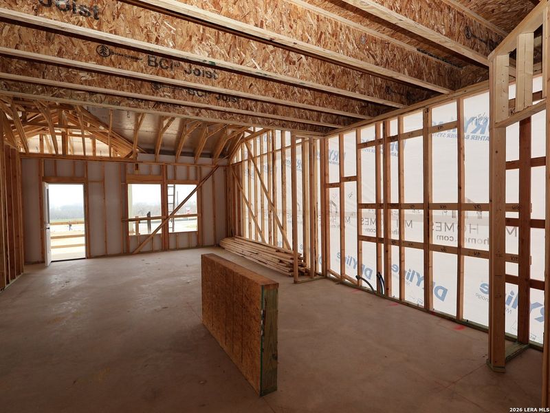 In-progress construction of a new home in Mesquite Ridge, San Antonio, TX (Image 22).