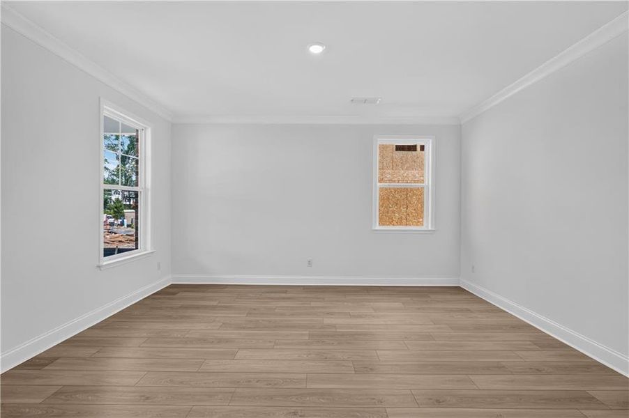 Spacious, unfurnished interior of a new home in Bailey Fence, Dacula (Image 27). Spacious, unfurnished interior of a new home in Bailey Fence, Dacula (Image 27).