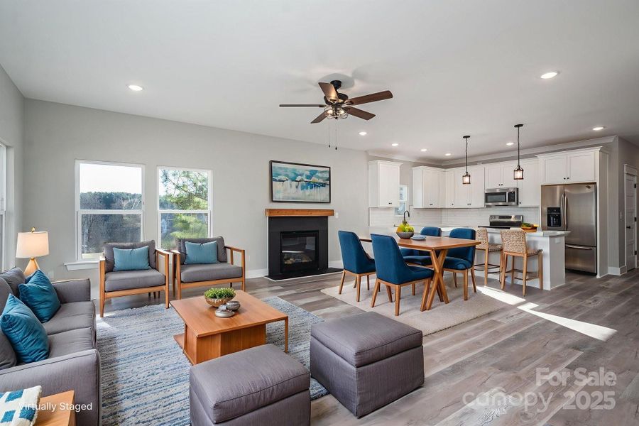 Furnished interior view inside a new home in , Denver (Image 11).