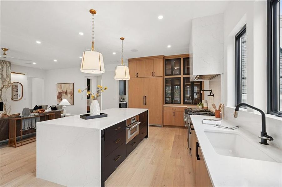 Furnished interior view inside a new home in , Roswell (Image 15).