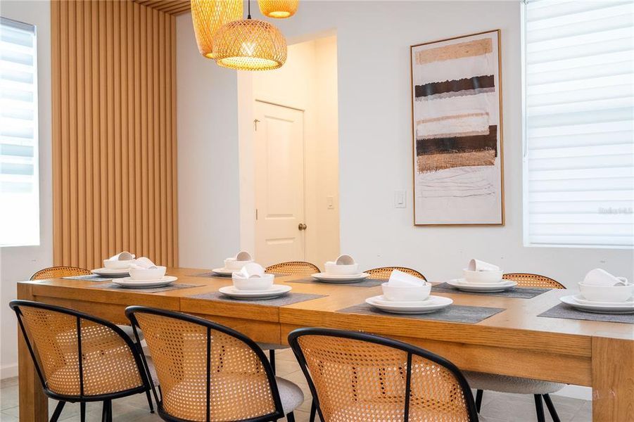 Furnished interior view inside a new home in , Kissimmee (Image 43).